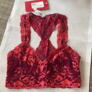 NWT Free People Wild Roses Racerback Bra XS